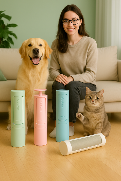 FurAway - Modern Reusable Pet Hair Remover & Lint Brush Roller