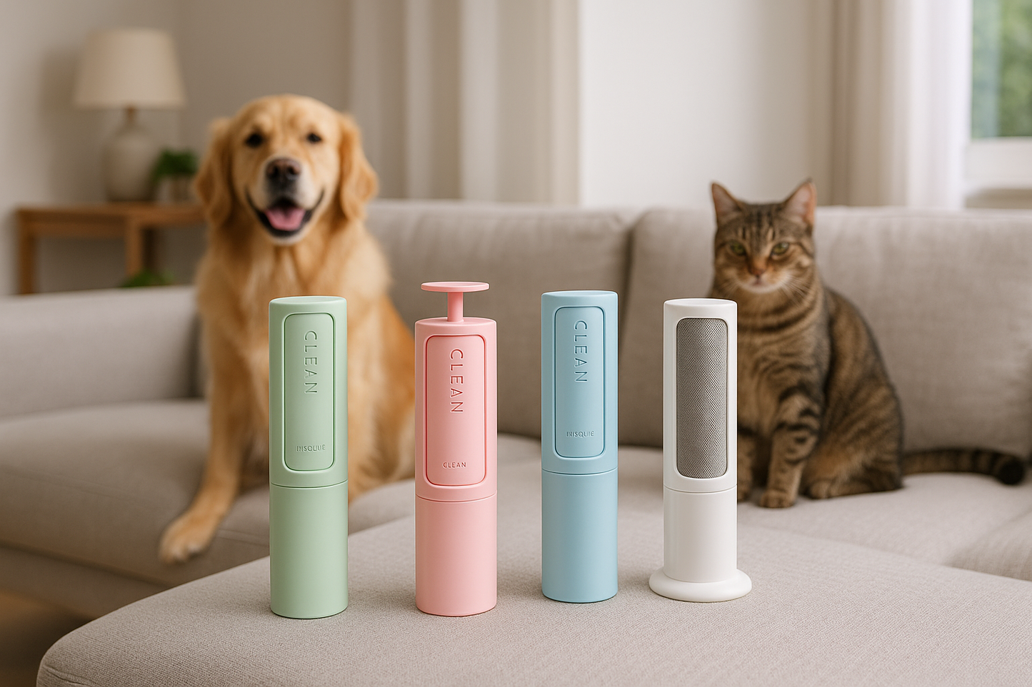FurAway - Modern Reusable Pet Hair Remover & Lint Brush Roller